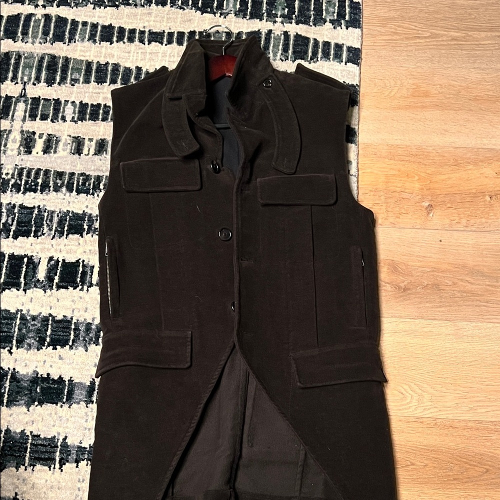 Ann Demeulemeester Dark Brown Vest